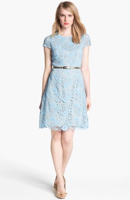 Eliza J Belted Cotton Lace Dress, from nordstrom.com