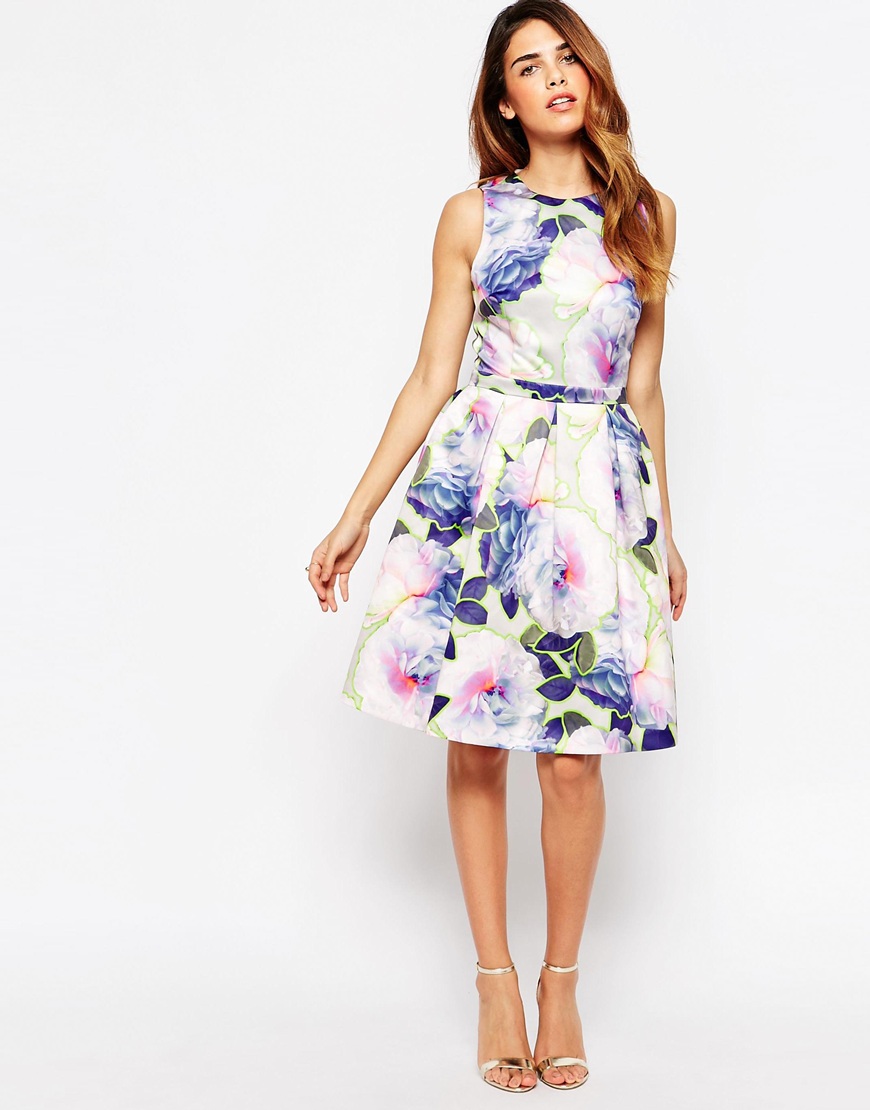 warehouse floral dress